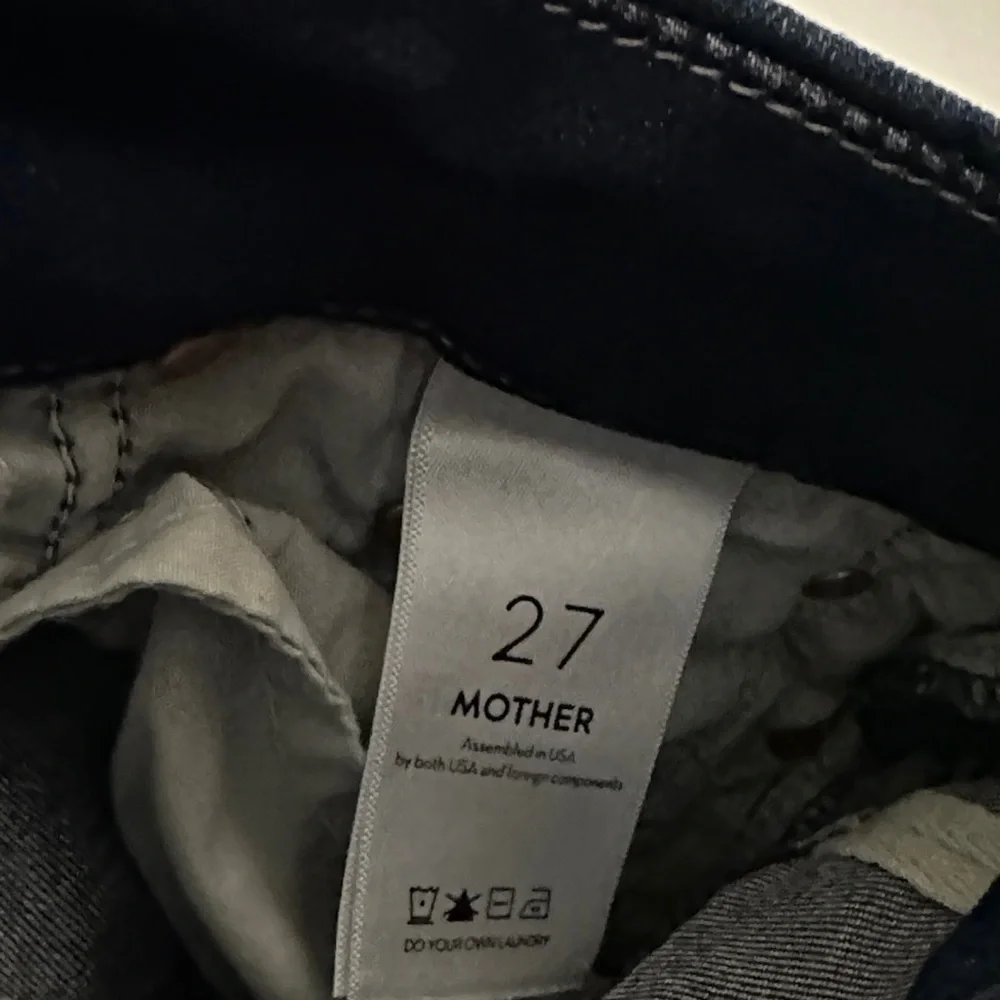 MOTHER Dark Blue Ankle Jeans
